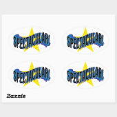 SPECTACULAIR! OVALE STICKER (Vel)