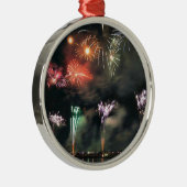 Spectaculair Vuurwerk Metalen Ornament (Rechts)
