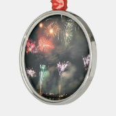 Spectaculair Vuurwerk Metalen Ornament (Links)