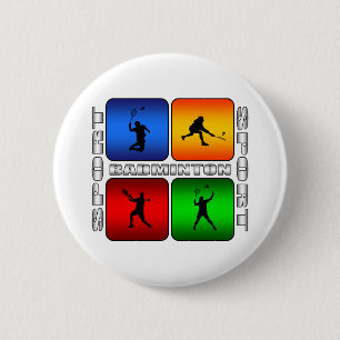 Spectaculaire Badminton Ronde Button 5,7 Cm