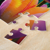 Spectaculaire bloeiende tulpen, puzzel (Zijkant)