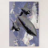 spectaculaire foto van de supersonische strijder v legpuzzel (Verticaal)