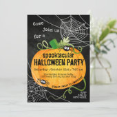 Spectaculaire Halloween-uitnodiging Kaart (Staand voorkant)