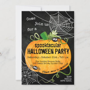 Spectaculaire Halloween-uitnodiging Kaart