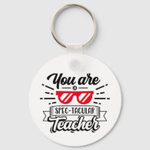 Spectaculaire Leraar Funny Pun Sleutelhangers