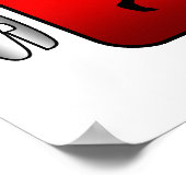 Spectaculaire neushoorn (mannelijk) poster (Hoek)