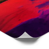 Spectaculaire oceaanzonneset poster (Hoek)