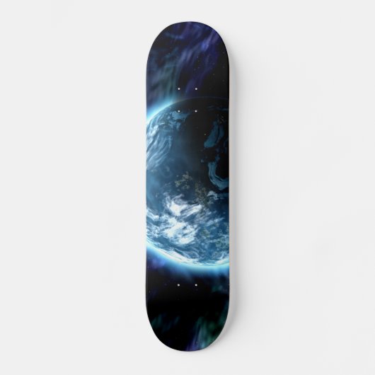 Spectaculaire ruimtevaart Aurora Nebula Skateboard (Voorkant)