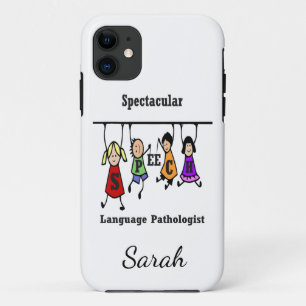 Spectaculaire spraak-taal patholoog aanpassen iPhone 11 hoesje