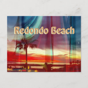 Spectaculaire Sunset Redondo Beach Briefkaart