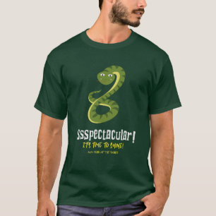 Spectaculaire tijd om jaar van de slang te schitte t-shirt