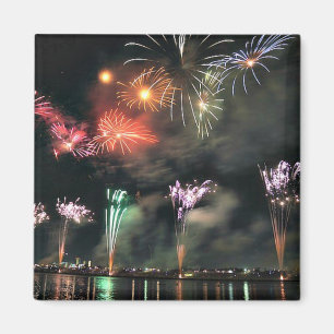 Spectaculaire vuurwerk magneet