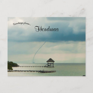 Spectaculaire wateruitloop in Honduras Briefkaart