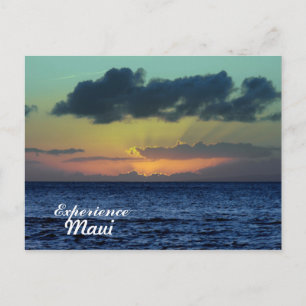 Spectaculaire zon, Lahaina, Maui Hawaii Briefkaart