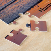 Spectaculaire zonsondergang bij Huntington Beach Legpuzzel (Zijkant)