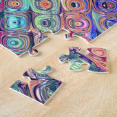 Spectrale glazen kralen legpuzzel (Zijkant)