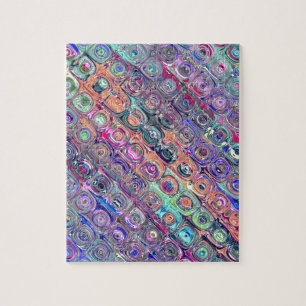 Spectrale glazen kralen legpuzzel