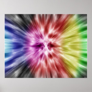 Spectrale kleurstof poster