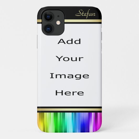Spectrale regenbooggrens Case-Mate iPhone case (Achterkant)