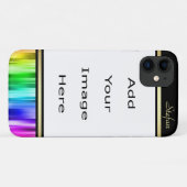 Spectrale regenbooggrens Case-Mate iPhone case (Achterkant (horizontaal))