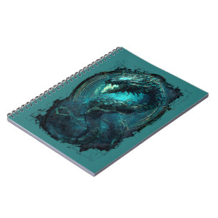 Spectrale Spoel Cyberpunk Slang Donkere Kunst Notitieboek