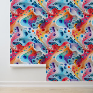 Spectrale wervelingen Abstract Behang