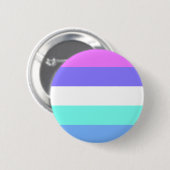 Spectrasexuele vlag ronde button 5,7 cm (Voorkant /achterkant)