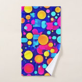 Spectre de cercles Abstraits colorés (Serviette à main)