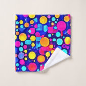 Spectre de cercles Abstraits colorés (Gant de toilette)