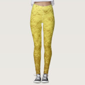 Spectre de feuilles d'or leggings (Devant)