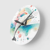 Spectre de la mer - Horloge murale (Angle)