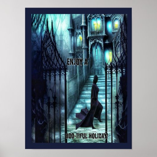 Spectre op de trappen poster (Voorkant)