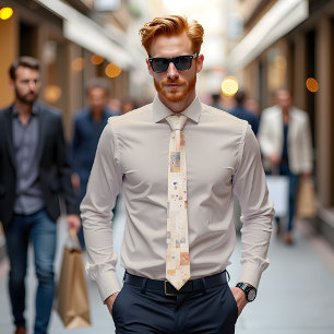 Spectre subtil Cravate d'art Abstrait