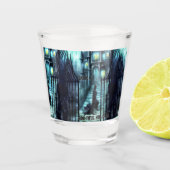 Spectre Sur Les Marches Verre Tiré (Devant)