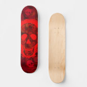 Spectres crâniens Big Skull Red skateboard (Recto)