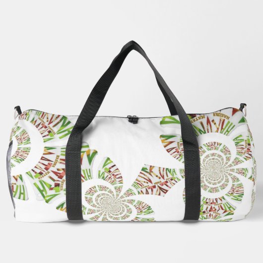 Spectrum: African Print Kaleidoscope Art Plunjezak (Achterkant)