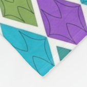 Spectrum Diamonds Fleece Deken (Hoek)