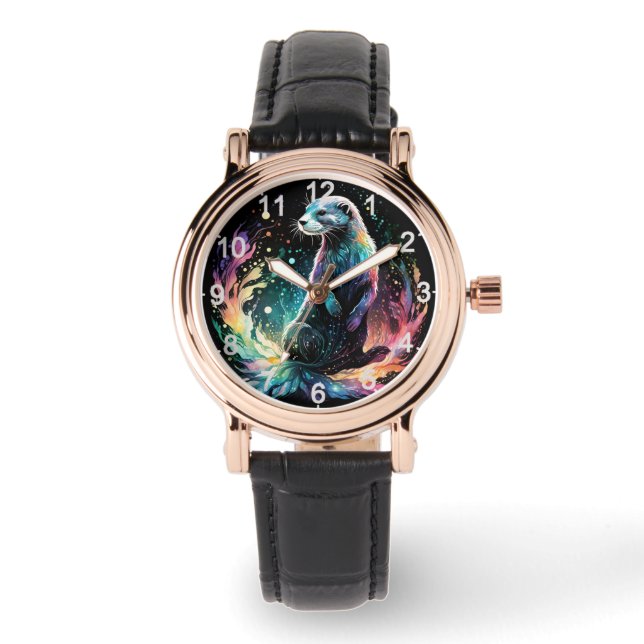Spectrum Edge: de otters gloeien Horloge (Voorkant)
