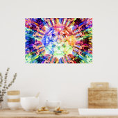 Spectrum Fractal Poster (Keuken)