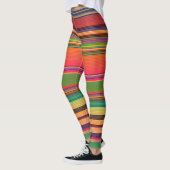 Spectrum heldere horizontale neonstrepen leggings (Links)