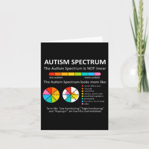 Spectrum is geen lineair autistisch trots autisme kaart