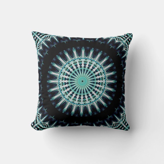 Spectrum Soundwave Mandala Kussen (Voorkant)