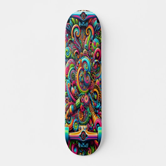"Spectrum Splendor" Skateboard (Voorkant)