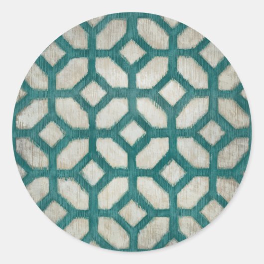 Spectrum Symmetrie IX Ronde Sticker (Voorkant)