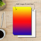 Spectrum van horizontale kleuren -1 flyer