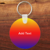 Spectrum van horizontale kleuren -1 sleutelhanger (Voorkant)