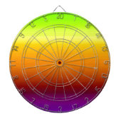 Spectrum van horizontale kleuren -3 dartbord (Voorkant)