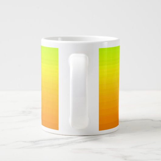 Spectrum van horizontale kleuren -3 jumbo mok (Achterkant)