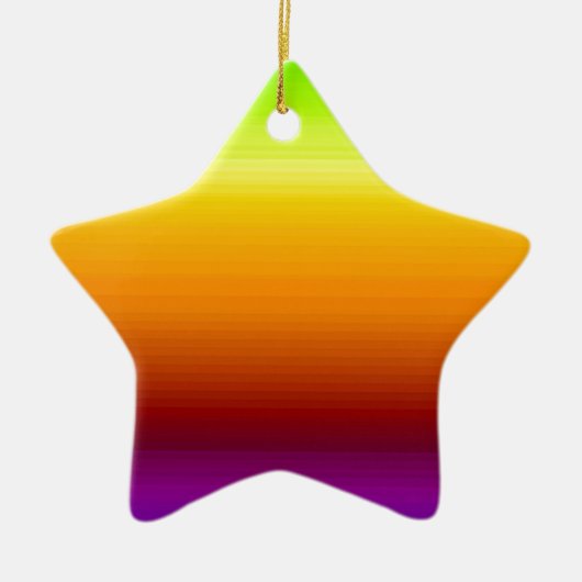 Spectrum van horizontale kleuren -3 keramisch ornament (Voorkant)