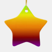 Spectrum van horizontale kleuren -3 keramisch ornament (Achterkant)